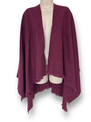 Liz Claiborne розовое одеяло шаль надежном пончо осени зимы шарф цыганский богемный - Изображение 1 из 4