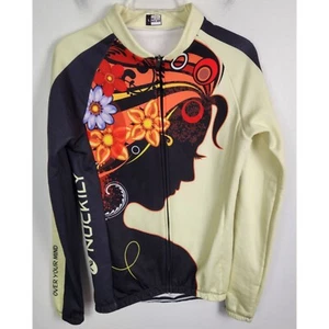 Nuk Bike Wear Women's Sz. L Full Zip Over Your Mind Floral Woman Cycling Jacket - Picture 1 of 8