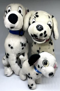Disney 101 Dalmatians Perdita and Puppies Plush 15" LOT of 3 Vintage - Picture 1 of 15