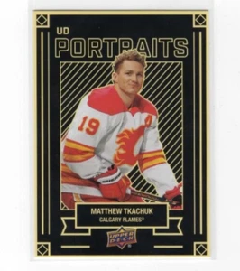 Matthew Tkachuk 22-23 Upper Deck série 1 portraits UD #P-13 Calgary Flames - Photo 1/1