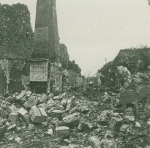 France WWI Les Eparges Village Ruins Bombardment old SIP photo 1914-1918 - Picture 1 of 2