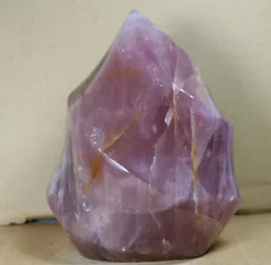 3.26 lb Amazing Natural Pink Rose Quartz Crystal Freeform Upstand Reiki Statue - Picture 1 of 10