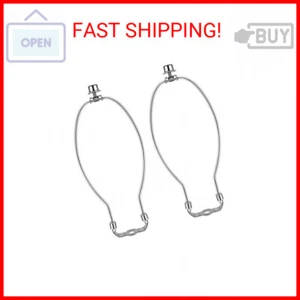 2 Pcs 10Inch Lamp Shade Harp Holders Detachable Lamp Shade Bracket Heavy Duty DI - Picture 1 of 2