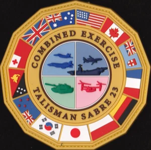 Exercise Talisman Sabre 2023 Round (PVC) Militaria - Bild 1 von 1