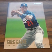 1996 Fleer Greg Gagne Los Angeles Dodgers Shortstop 7 of 20