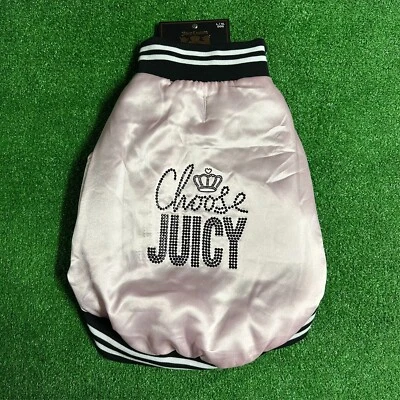 Y2K Dog Clothes Juicy Couture Puppy Vest Jacket Pink Size XL Large Pug Pitbull - Image 1 of 3