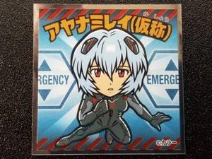 Pegatinas Bikkuriman Evangelion Man Nueva Película 3.0 No.5 Rei Ayanami Nombre Tentativo - Imagen 1 de 2