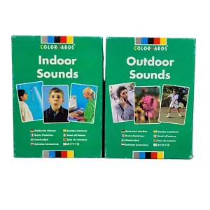 Colorcards Indoor Sounds Outside Sounds by Speechmark Speech Therapy - Foto 1 di 4