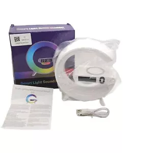 G63 Intelligent Smart Light Sound Machine Digital Clock Alarm Bluetooth Lamp New - Picture 1 of 3