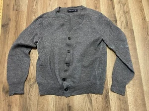 Nautica Sweater, Women's Size Large, Gray, V-neck, Buttons Cardigan - Picture 1 of 11