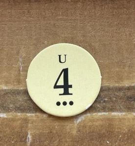 Settlers Of Catan Replacement Pieces Number Token 4 - Picture 1 of 1
