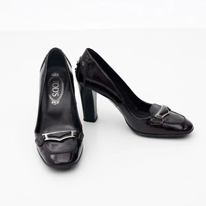 Zapatos de tacón Tod's charol bloque talla EU 37 / US 7 - Imagen 1 de 5
