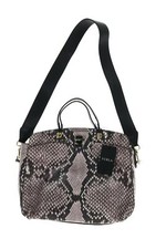 Furla piper lux tote rock beige Snake Python Print Leather $798