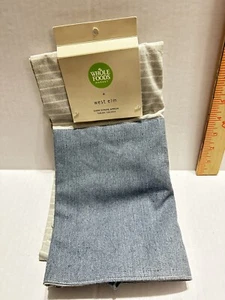 Delantal de mezclilla reciclado West Elm Whole Foods - Imagen 1 de 3