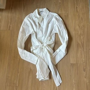 Blusa envolvente de popelina Rebecca Taylor - Imagen 1 de 3