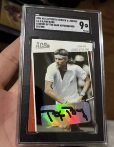 2006 Ace Heroes & Legends Legends Auto #LG-4 Bjorn Borg Sgc 9 - Picture 1 of 2