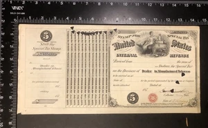 US Revenues; Special Tax Stamp; Dealer in Manufactured Tobacco; 1873; Remainder - Picture 1 of 1