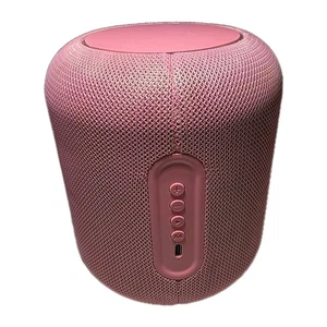 Radiant LED Bluetooth Speaker Round Pink Type C - Picture 1 of 5