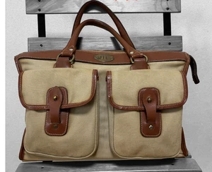 Vintage Ghurka Leather No.5 EXAMINER 1978s BRIEF CASE Business Shoulder BAG - Picture 1 of 11