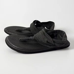 Sanuk Damen Yoga Schlinge meliert grau bequem offen Größe 7,5 - Bild 1 von 8