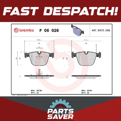 Juego de pastillas de freno para Bentley Brooklands RBS 6.8 trasero 2008 en L410M1T4 Brembo nuevo Foto 1 de 4