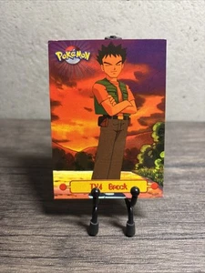 BROCK TV4 - BLUE LOGO - NON-HOLO - Series 1 TOPPS POKEMON CARD - LP/NM!! - Picture 1 of 8