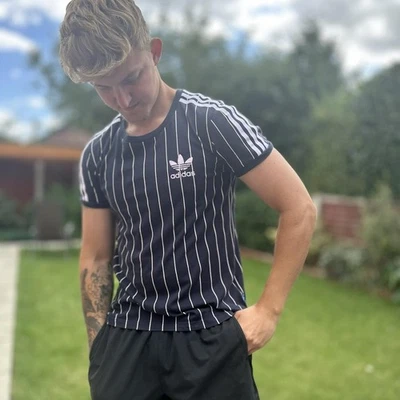 Adidas Black TShirt Women’s Size 10 Round Neck Short Sleeved Retro Tee Shirt - Image 1 of 4