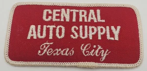 Rare Vintage Central Auto Supply Texas City, Texas Patch - 4" x 2" - Picture 1 of 2