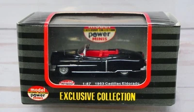 Model Power 19235, 1953 Cadillac Eldorado Convertible, Black, 1/87 HO Scale - Image 1 of 2