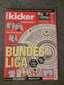 KICKER Bundesliga Sonderheft 2023/2024 Stecktabelle + Spielplanposter Leverkusen - Bild 1 von 6