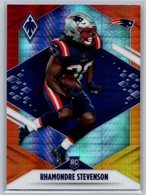 Rhamondre Stevenson 2021 Panini Phoenix #133 Fanatics Exclusive Fireburst RC - Image 1 of 2