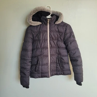 Chaqueta acolchada Sage Collective para niños capucha de piel sintética resistente al agua talla M invierno Foto 1 de 4