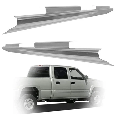 Steel Rocker Panel For 99-07 Chevy Silverado Sierra 1500 2500HD 3500HD Crew Cab - Image 1 of 4