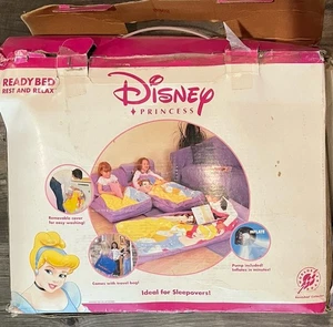 NUOVO Disney Princess Gonfiabile Pronto Letto Collezione Sacco a pelo Mondi a parte - Foto 1 di 2