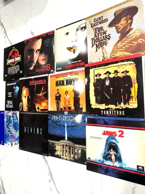 LaserDisc Movie Lot A++ Jaws, Aliens, Jurassic Park, Die Hard, Lambs, etc! 13! - Image 1 of 2