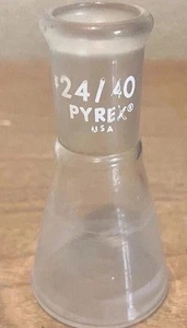 Pyrex USA 50ml Filter Erlenmeyer Flask Fitting Size 24/40 - Picture 1 of 1