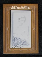 2022 Topps Allen & Ginter Printing Plate Mini Black Framed 1/1 Dave Concepcion