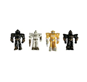 Vintage Soma Sonic Rangers Robot Warriors Mini Figures Lot Of 4 - Imagen 1 de 6