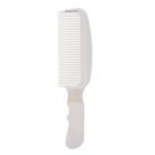 Carbon Fiber Anti-Static 3D Hairdressing Comb Barber Haircut Brush (White)