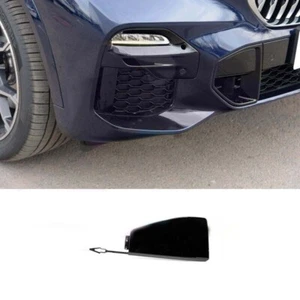 Copertura gancio rimorchio paraurti anteriore destro nero lucido per BMW G05 X5 M Sport/M50i 19+ - Foto 1 di 9