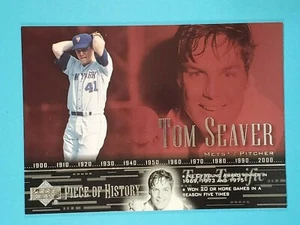 2002 Upper Deck Piece Of History Tom Seaver New York Mets #78 - Picture 1 of 2