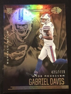 2020 Panini Illusions Gabriel Davis Holo Foil Bronze RC #/499 🔥 Rookie 🔥 - Picture 1 of 2