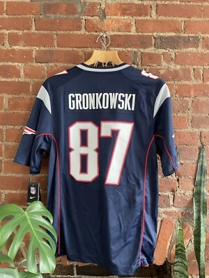 Nueva con etiquetas Nike NFL New England Patriots Rob Gronkowski Super Bowl LI 51 Camiseta Talla L Foto 1 de 4