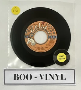 Stage Three - The Nights That I Cried 7” northern soul / Soul Funk Vinyl EX  - Picture 1 of 6