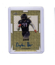 2019 Leaf Army All American Bowl Metal Gold Super Proof Tyron Hopper Auto 1/1