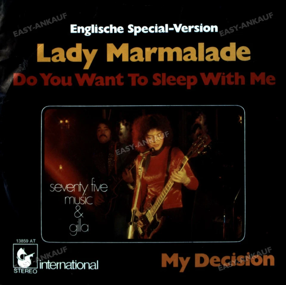 Gilla - Seventy Five Music - Do You Want To Sleep With Me 7in 1975 (VG/VG) . - Image 1 of 1