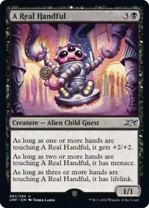 UNA VERA MANCIATA x4 mtg NM-M Unfinity 4 Unc - Foto 1 di 1