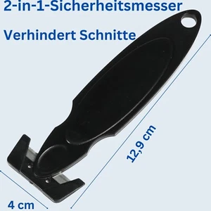 Cuttermesser Verpackungsmesser Sicherheits Messer Kartonmesser Arbeitsmesser - Bild 1 von 2