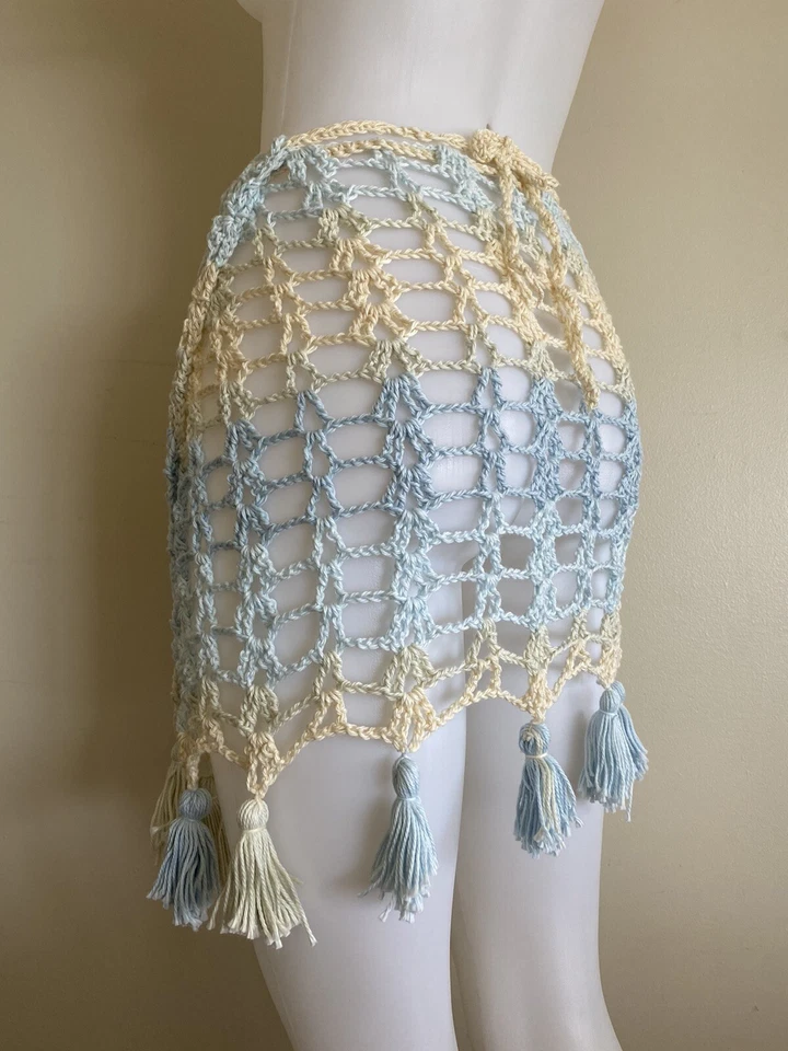 Cubrimiento de playa de ganchillo hecho a mano - grande Foto 1 de 3