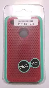 Funda de gel Wow para Apple iPhone 4/4s 4008C roja - Imagen 1 de 1